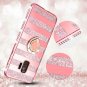 Samsung Galaxy S9 Case Glitter Women Mirror Rhinestone Ring Kickstand Rose Gold