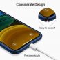 Case for iPhone 11 Hard Plastic PC UltraThin with Matte Finish Coating Grip Blue