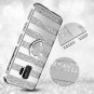 Samsung Galaxy S9 Case Glitter Women Bling Rhinestone Ring Kickstand Silver