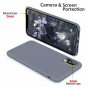 Case for iPhone X/Xs Liquid Silicone Shockproof Protective Microfiber Lavender