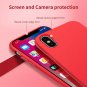iPhone Xs Max Case Ultra Slim Fit Liquid Silicone Gel Cover Protective Red