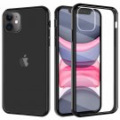 iPhone 11 Case Hybrid PC Hard Panel TPU Bumper Anti Scratch Shockproof Black