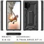 Case for Galaxy Note 10 Plus Military Grade FullBody Rugged with Kickstand Black