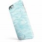 For iPhone 6/6s Case Flexible Silicon FingeReaction Technology Sleek Blue Wave