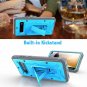 For Galaxy S10 Plus Case Military Grade FullBody Rugged with Kickstand Blue