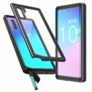 Samsung Galaxy Note 10 Case 360 FullBody Built in Screen Protection Black/Clear