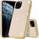 iPhone 11 Pro Max Case Cute Sparkle Glitter Protective Cover Soft Bumper Gold