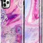 For iPhone 11 Pro Max Case Protective Hybrid Hard Cover Marble Lace Mandala