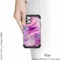 For iPhone 11 Pro Max Case Protective Hybrid Hard Cover Marble Lace Mandala