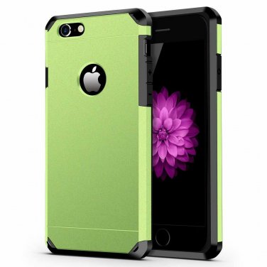 For iPhone 6/6s Case Shock Resistant Heavy Duty Dual Layer Protection Lime Green