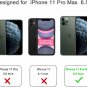 For iPhone 11 Pro Max PU Leather Wallet Cover Stand Feature Cred Cards Rose Gold