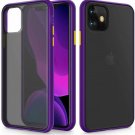 Case for iPhone 11 Soft Edges, Military Grade Tested Shockproof Anti Drop Purple