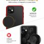 Case for iPhone 11 Soft Edges, Military Grade Tested Shockproof Anti Drop Red