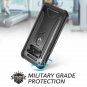 Case For Galaxy S10e Kickstand with Builtin Screen Shockproof Full Body Black