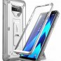 For Galaxy Note 9 Case with Built in Screen Protector Kickstand FullBody White