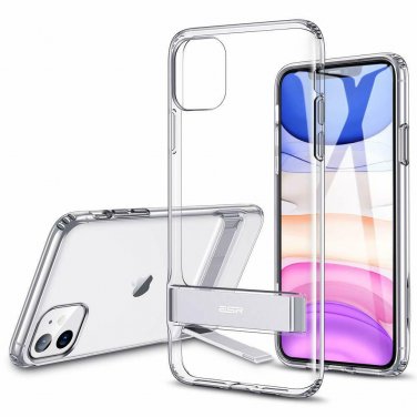 iPhone 11 Case Vertical and Horizontal Stand Protective Kickstand Soft TPU Clear