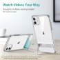 iPhone 11 Case Vertical and Horizontal Stand Protective Kickstand Soft TPU Clear