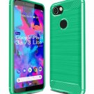 Google Pixel 3a Case TPU Shock Absorption Raised Bezels Full Protection Green
