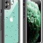 Case for iPhone 11 Built in Full Body Screen Waterproof Shockproof Black/Clear
