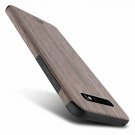For Galaxy S10 Case Slim Beat Soft Wood Air Cushion Premium Rubber Bumper Walnut