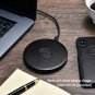 Case for iPhone 8/7 Wallet Vegan Leather,Magnetic Detachable ShockProof Black
