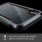 iPhone XR Case Military Grade Drop Tested Anodized Aluminum Polycarbonate Black