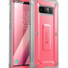 For Galaxy Note 8 Case Builtin Screen Protector FullBody Rugged Holster Pink