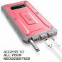 For Galaxy Note 8 Case Builtin Screen Protector FullBody Rugged Holster Pink