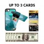 Case for iPhone 8/7 Leather Wallet Card Holder Slot Protective Cover Mixcolor