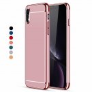 iPhone XR Case 3 in 1 Ultra Thin and Slim Hard Coated Non Slip Surface Rose Gold