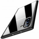 Case for Galaxy Note 10 PCTPU Clear Hard Back Panel Hybrid UltraThin Black Edge
