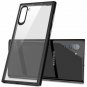 Case for Galaxy Note 10 PCTPU Clear Hard Back Panel Hybrid UltraThin Black Edge
