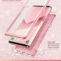 Galaxy S9 Plus Case FullBody Protection Glitter TPU Bumper Polycarbonate Pink