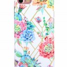 Case iPhone 7/8 DoubleLayered Full Coverage Protection Colorful Cactus Flower