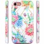 Case iPhone 7/8 DoubleLayered Full Coverage Protection Colorful Cactus Flower