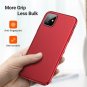 Case for iPhone 11 Hard Plastic PC UltraThin with Matte Finish Coating Grip Red