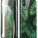 Case for iPhone Xs Max FullBody Bumper with Builtin Screen Protector Green