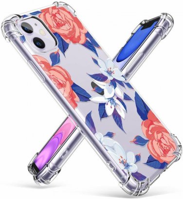 Case for iPhone 11 SoftFlexible Ultra Thin Shockproof Transparent Bumper Pink