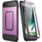 iPhone 7/8 Plus Case Full Body with Builtin Screen Protector Shockproof Purple