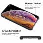 iPhone XR Case AntiSlip Liquid Silicone Gel Rubber Bumper Soft Microfiber Black