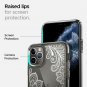 For Apple iPhone 11 Pro Max Case Flexible TPU Bumper Protective White Mandala