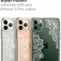 For Apple iPhone 11 Pro Max Case Flexible TPU Bumper Protective White Mandala