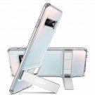 Case for Galaxy S10 Metal Kickstand Compatible Vertical Horizontal Stand Clear