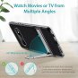 Case for Galaxy S10 Metal Kickstand Compatible Vertical Horizontal Stand Clear