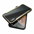 iPhone Xs Max Case Shockproof 12ft Drop Tested Carbon Fiber Lightweight Gold