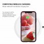iPhone X/Xs Case Soft Silicone Slim Rubber Bumper Anti Scratch Burgundy