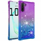 Samsung Galaxy Note 10 Case TPU Protective Cover Women Bling Glitter Purple/Blue