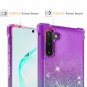 Samsung Galaxy Note 10 Case TPU Protective Cover Women Bling Glitter Purple/Blue