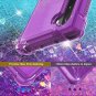 Samsung Galaxy Note 10 Case TPU Protective Cover Women Bling Glitter Purple/Blue
