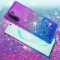Samsung Galaxy Note 10 Case TPU Protective Cover Women Bling Glitter Purple/Blue